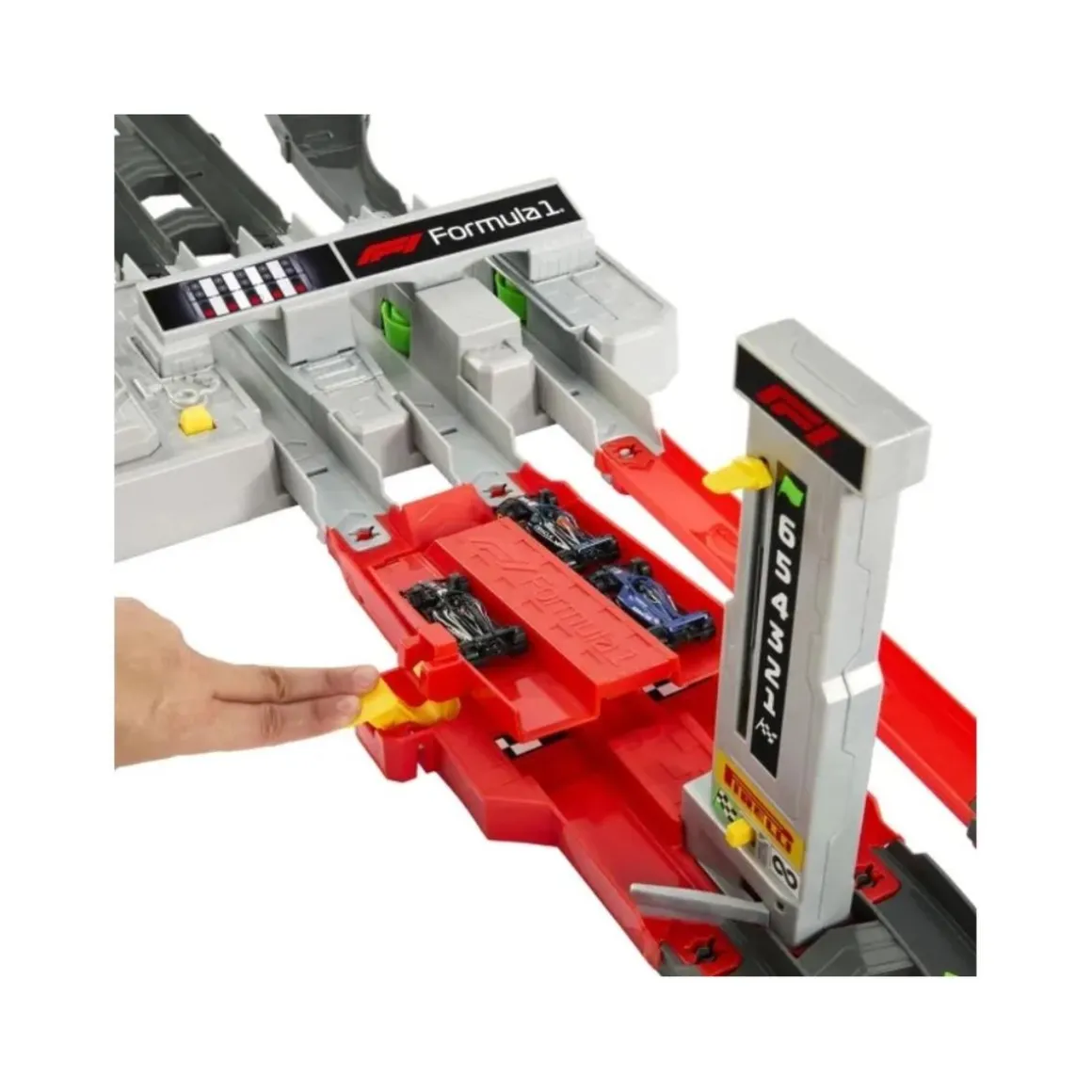 Hot Wheels Racing F1 Motorizada + 3 coches