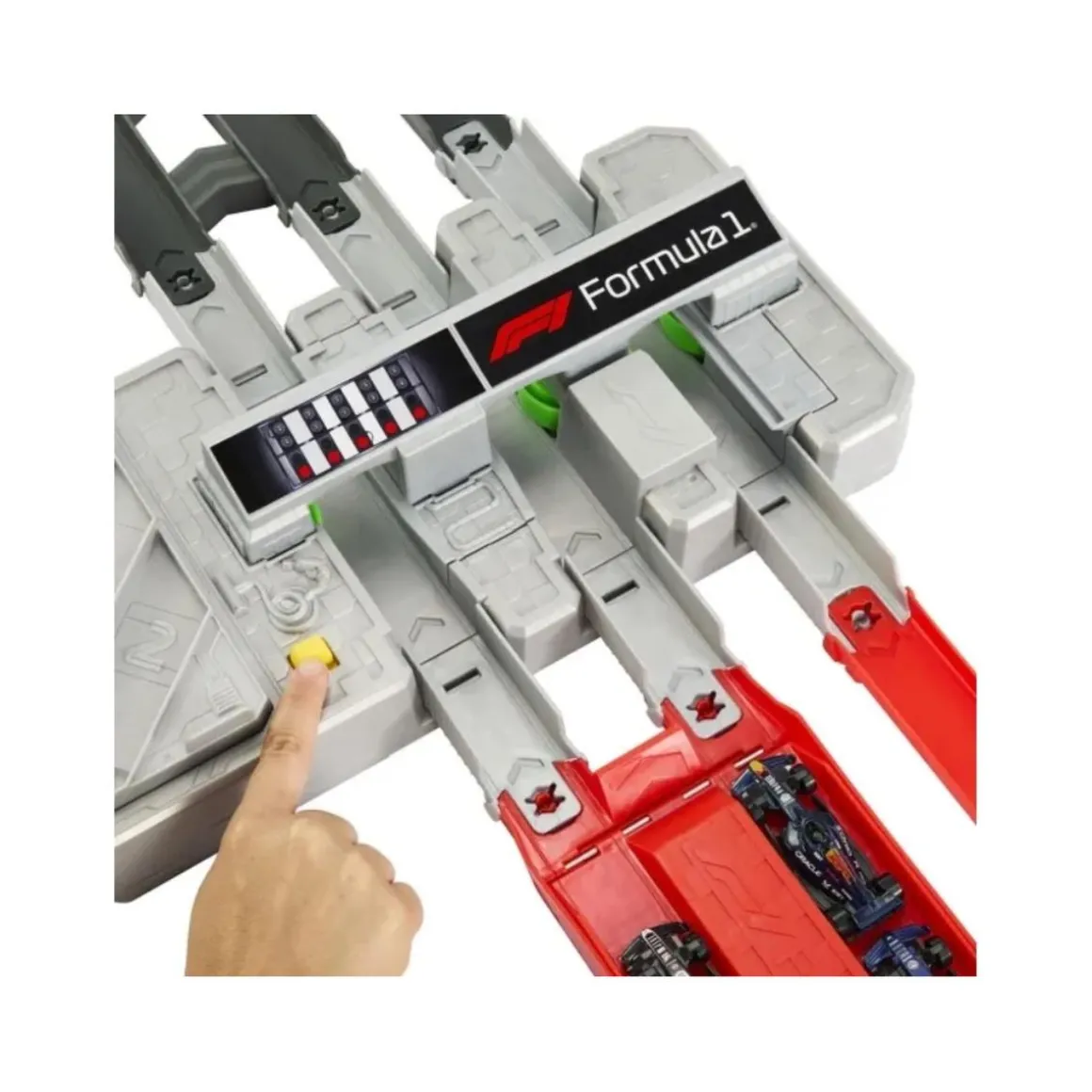 Hot Wheels Racing F1 Motorizada + 3 coches