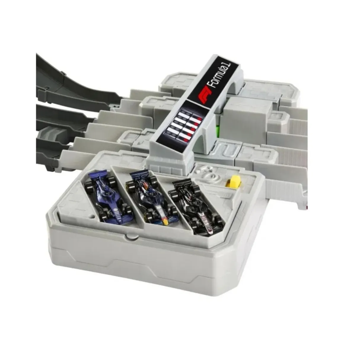 Hot Wheels Racing F1 Motorizada + 3 coches