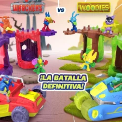 IMC Toys - Action Figure Pack con figuras, vehículos, troncos y accesorios para aventuras