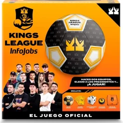 IMC Toys - Juego de futbol oficial Kings League recrea un partido real ㅤ