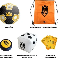 IMC Toys - Juego de futbol oficial Kings League recrea un partido real ㅤ