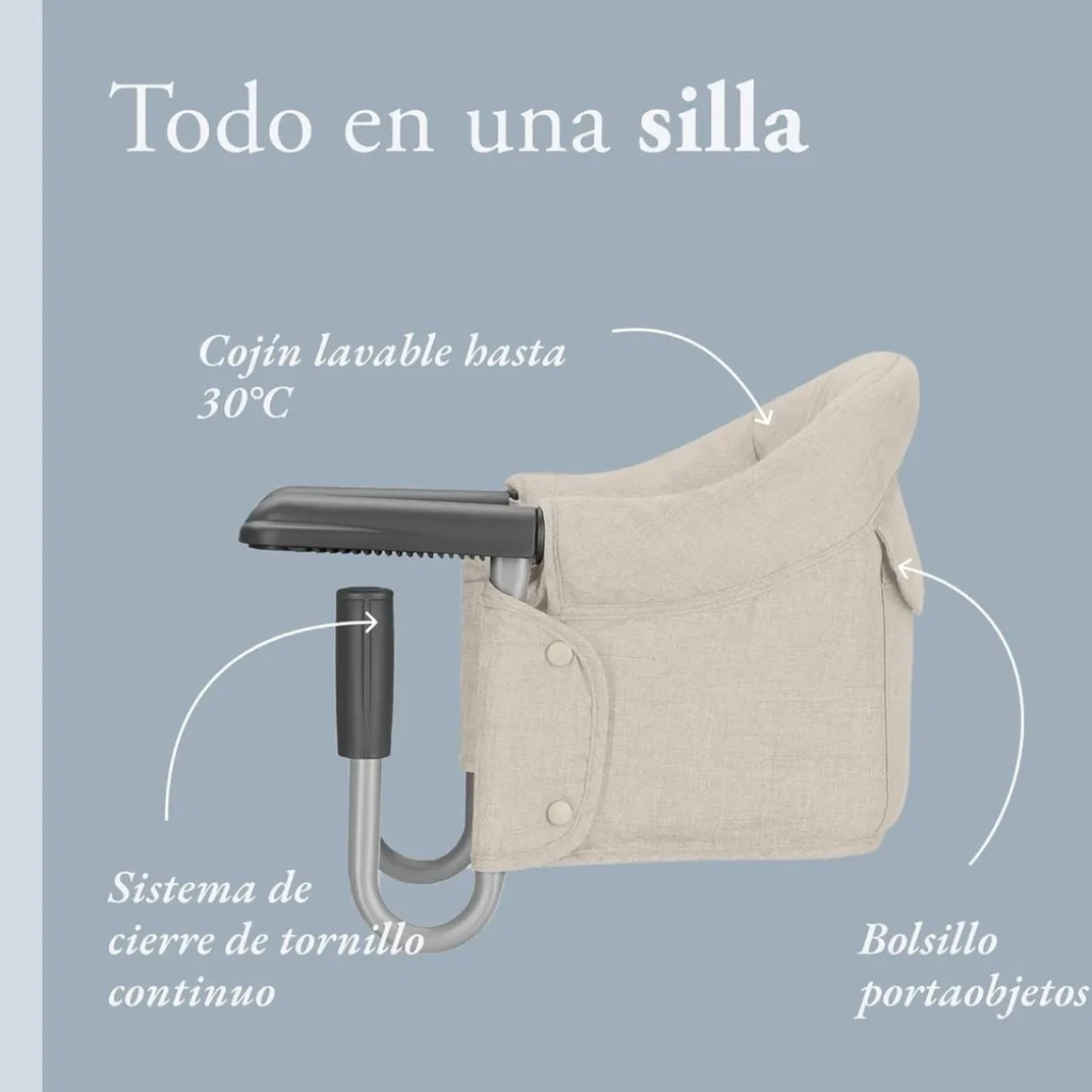 Inglesina - Trona de mesa Fast - Desert Beige