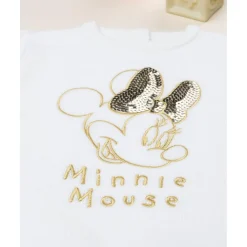 Jersey de niña Minnie con lentejuelas
