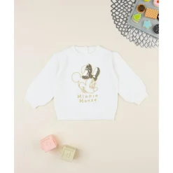 Jersey de niña Minnie con lentejuelas