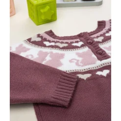 Jersey niña rosa con gatitos