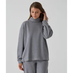 Jersey premamá gris “fake tricot”