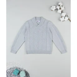 Jersey tricot niño gris