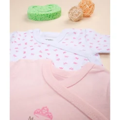 Juego de 2 bodies rosa y blanco con la inscripción Mommy's Princess