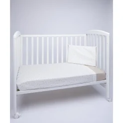 Juego de Cuna 3 Piezas con Flores Naranjas