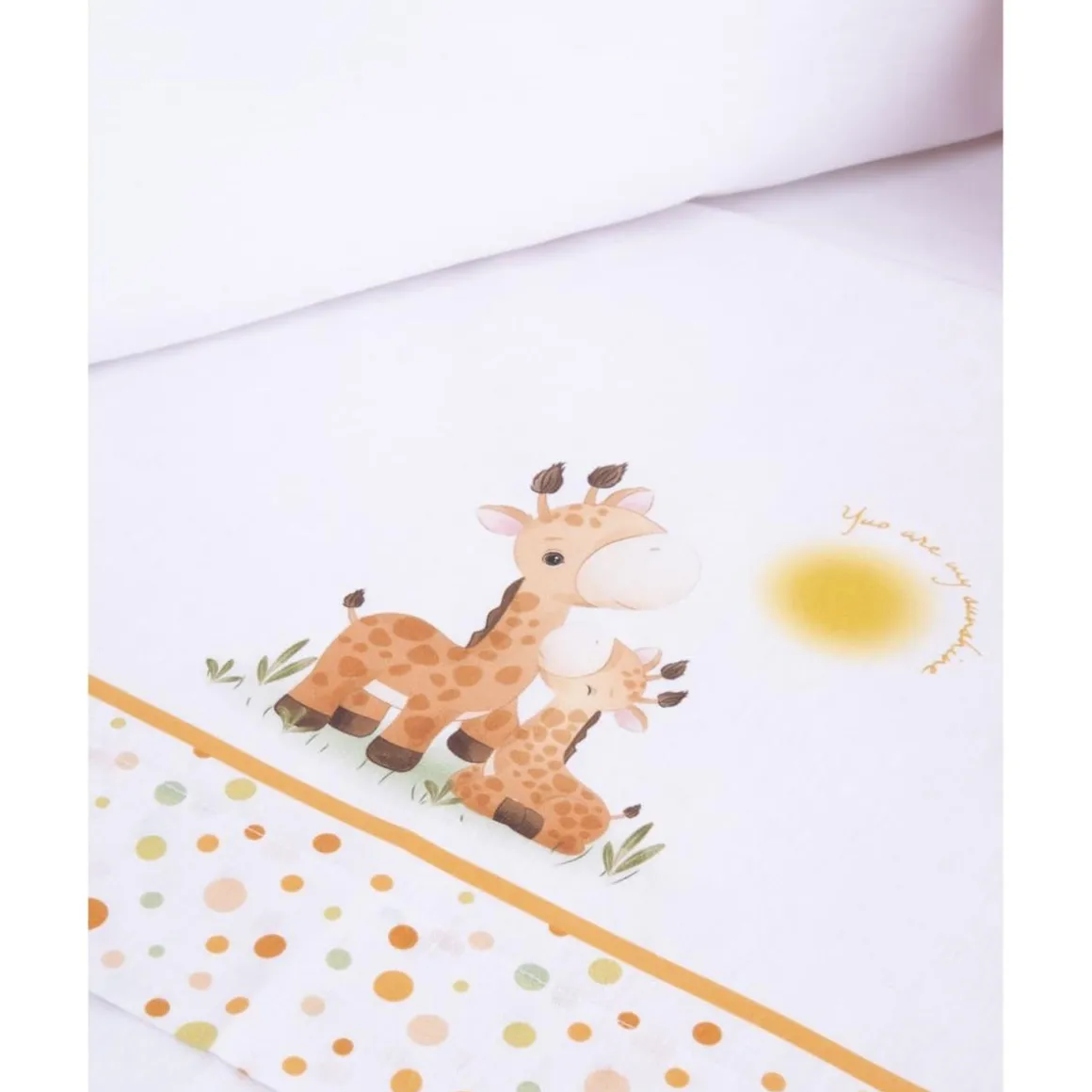 Juego de cuna 3 piezas unisex "Jirafas"