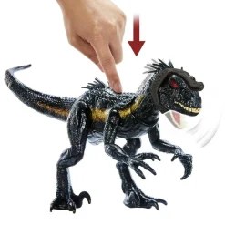 Jurassic World - Figura de dinosaurio Jurassic World Indoraptor con equipo de ataque y seguimiento ㅤ