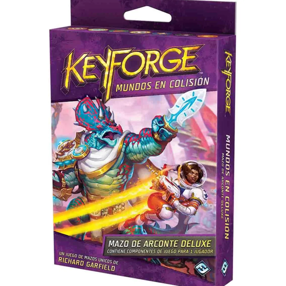 KeyForge - Mundos en Colisión Mazo de Arconte Deluxe - Juego de Cartas