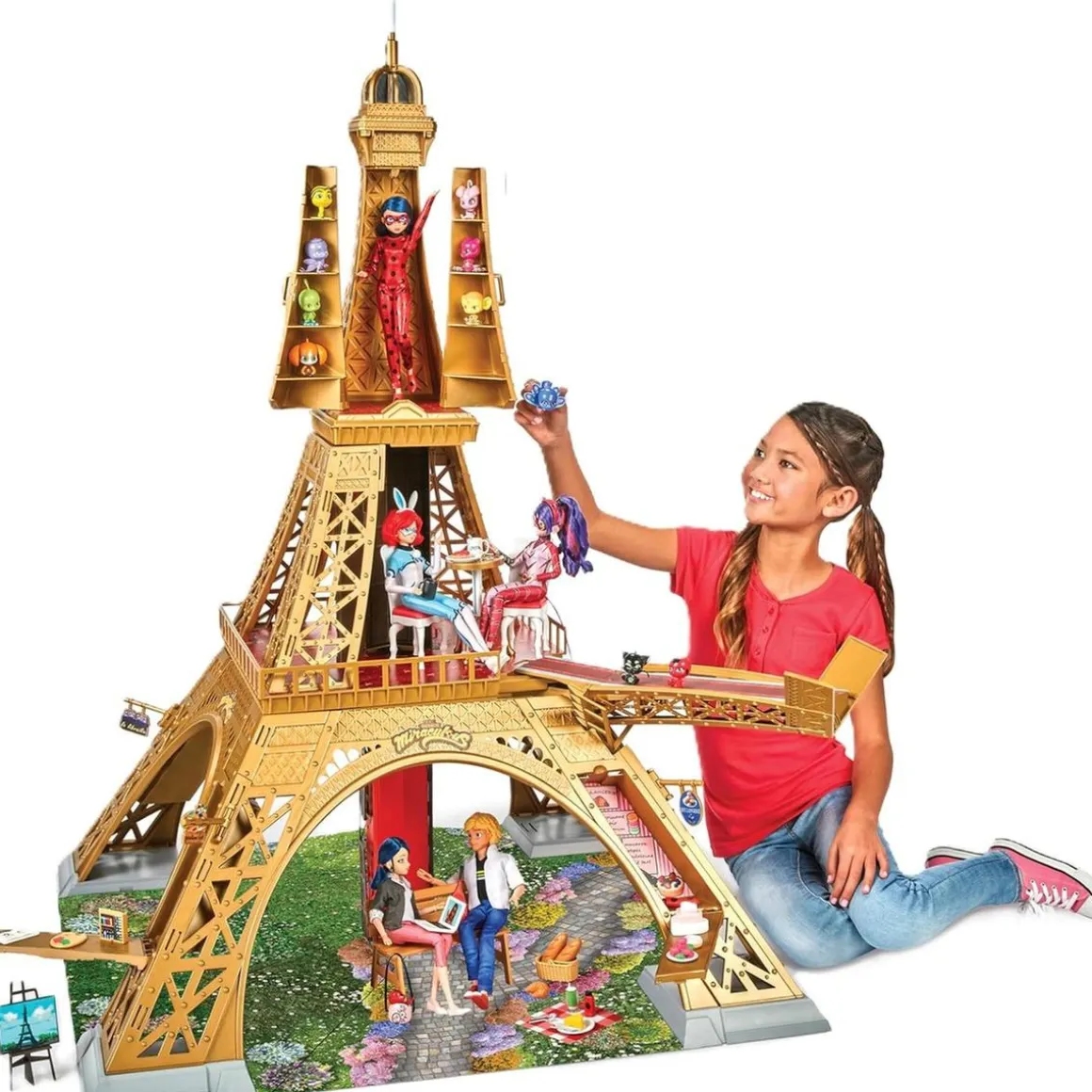 Ladybug - Playset Torre Eiffel Miraculous 122 cm