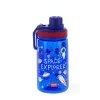 Legami - Botella infantil espacial ligera, cierre hermético y sin BPA, 400 ml.