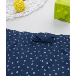 Legging niña azul con estampado allover