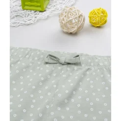 Legging niña verde con flores