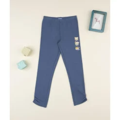 Leggings niña azul con estampado