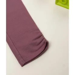 Leggings niña rosa antiguo con estampado animal