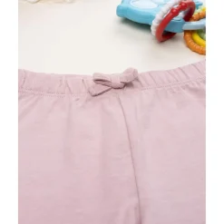 Leggings niña rosa con flores