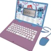 Lexibook - Ordenador portátil educativo bilingüe Disney Stitch