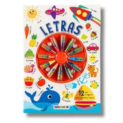 Libro con pinturas de cera (varios modelos)