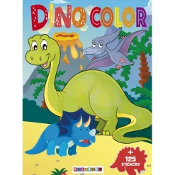 Libro infantil con actividades para colorear + 125 pegatinas interactivas (Varios modelos)