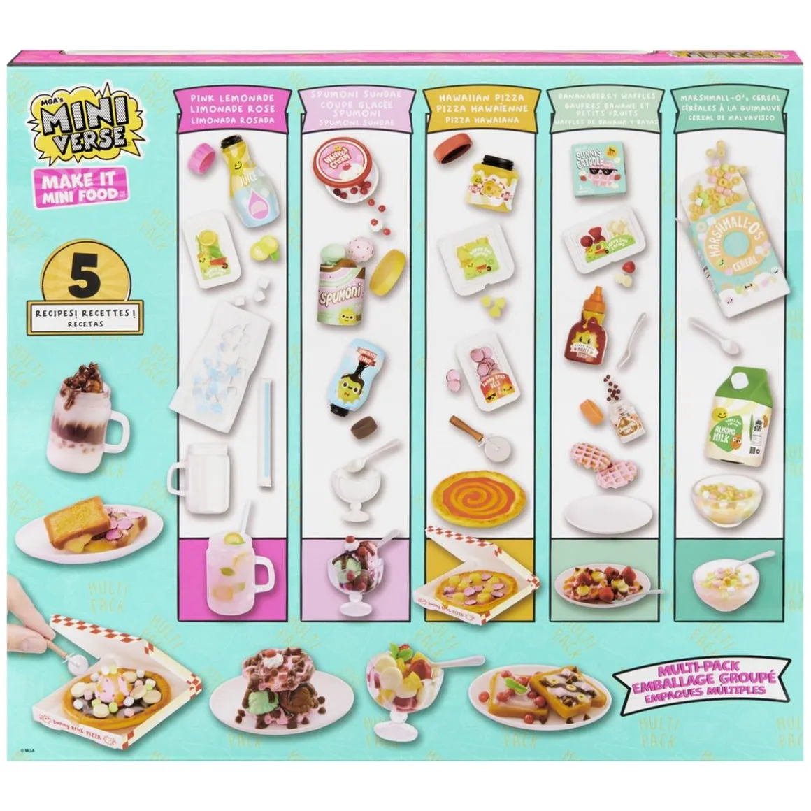 Little Tikes - Miniverse Mini Food Multi Pack (Varios modelos) ㅤ