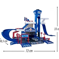 Majorette - Estación de Policía Creatix con Vehículo Incluido ㅤ