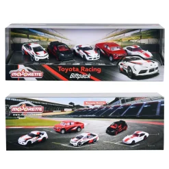 Majorette - Set 5 coches Toyota Racing