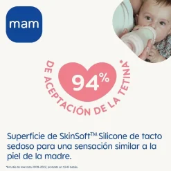Mam - Biberón Easy Start anticólicos 260ml Rosa