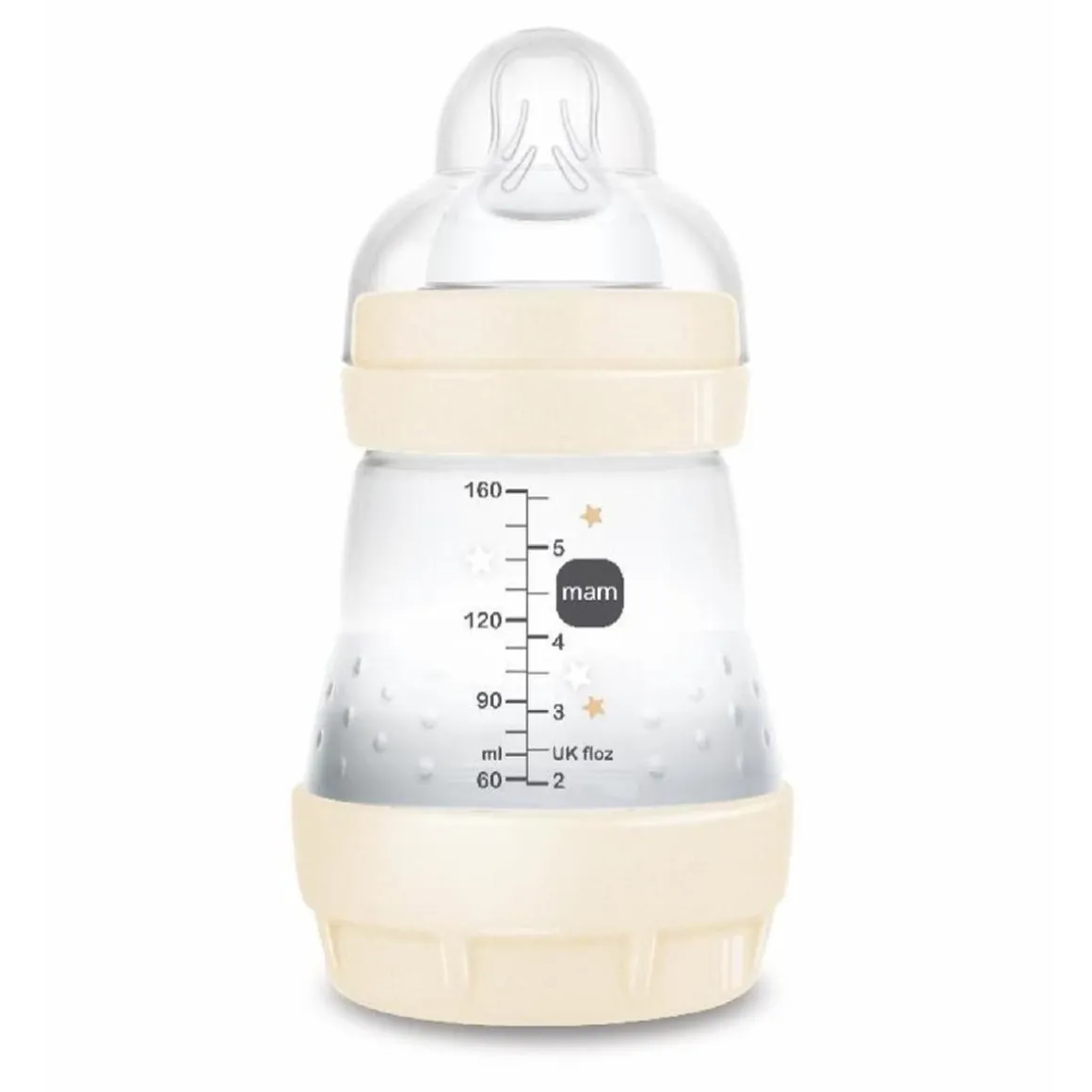 MAM - Biberón Easy Start anticólicos 160 ml Beige
