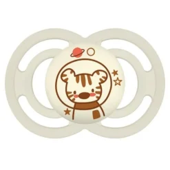 Mam - Chupete Perfect Night silicona brillante +6 meses neutro