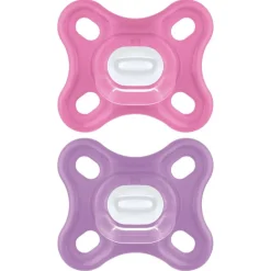 Mam - Pack 2 chupetes Comfort silicona 0-3 meses rosa