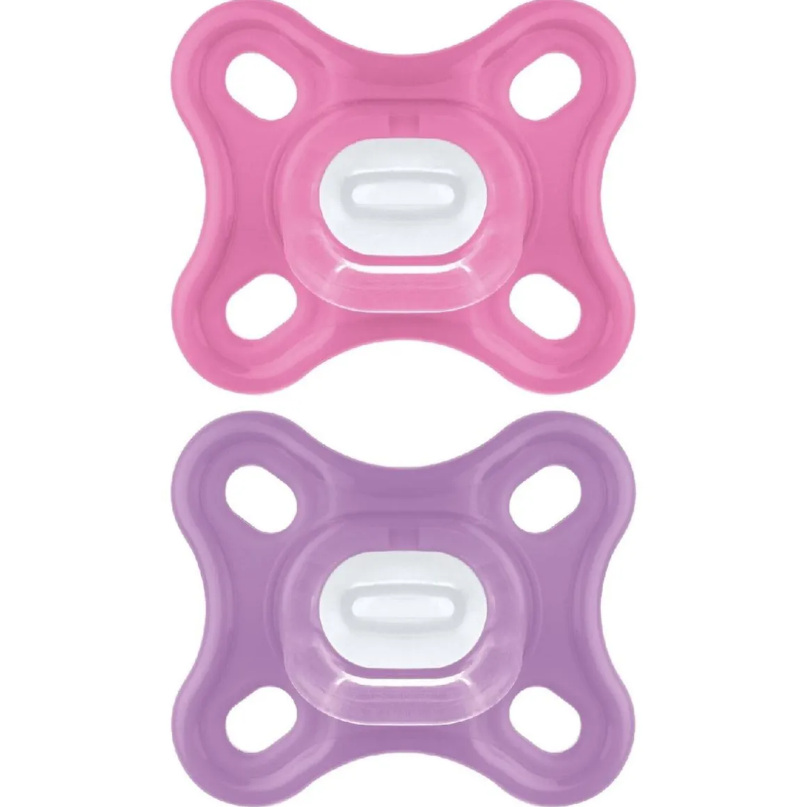 Mam - Pack 2 chupetes Comfort silicona 0-3 meses rosa