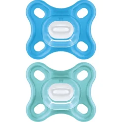 Mam - Pack 2 chupetes Comfort silicona 0-3 meses azul
