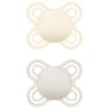 Mam - Pack 2 chupetes Perfect Start silicona mate 0-2 meses neutro