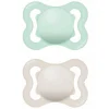 Mam - Pack 2 chupetes Supreme Night silicona brillante 2-6 meses neutro