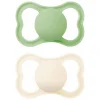 Mam - Pack 2 chupetes Supreme silicona mate +16 meses neutro