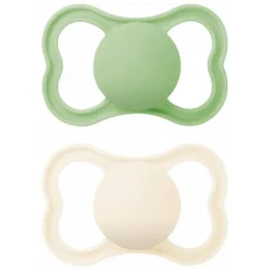 Mam - Pack 2 chupetes Supreme silicona mate +16 meses neutro