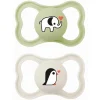 Mam - Pack 2 chupetes Supreme silicona mate +6 meses neutro