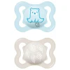 Mam - Pack 2 chupetes Supreme silicona mate 2-6 meses azul