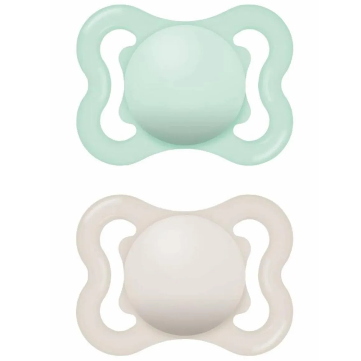 Mam - Pack 2 chupetes Supreme silicona mate 2-6 meses neutro