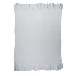 Manta con volantes y bordado de estrellas