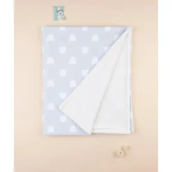 Manta de Cama de Forro Polar Niño Azul