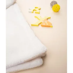 Manta de Cama de Forro Polar Unisex Beige