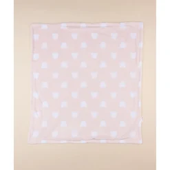 Manta de Cuna de Forro Polar Niña Rosa