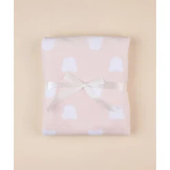 Manta de Cuna de Forro Polar Niña Rosa