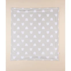 Manta de Cuna de Forro Polar Unisex Gris