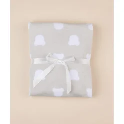 Manta de Cuna de Forro Polar Unisex Gris